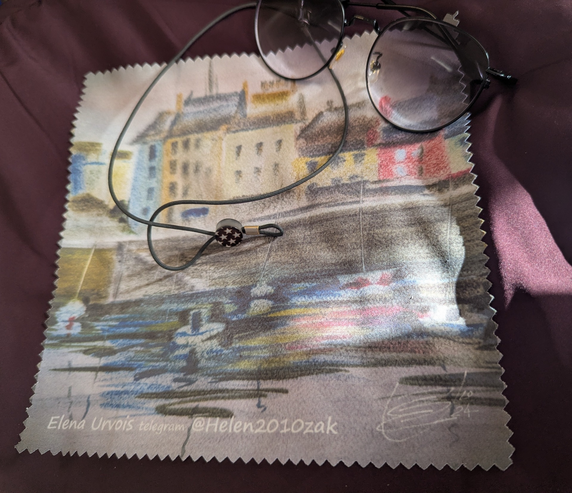Chiffon de nettoyage pour lunettes